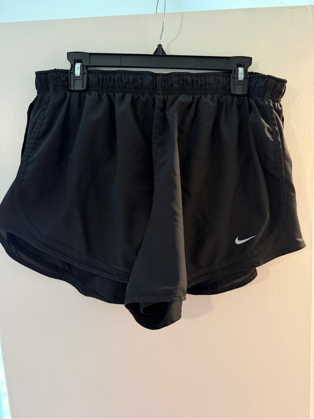Nike Women's Black Dri-FIT Running Shorts XL